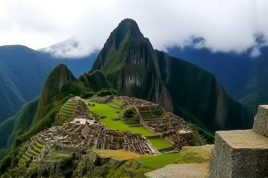 Machu Picchu ruins in Peru